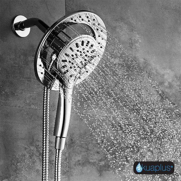 akuaplus® Magnetic 6-Setting Hand Shower - Chrome