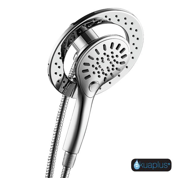 Image of AkuaplusÂ® | Magnetic 6-Setting Hand Shower - Chrome | Rona