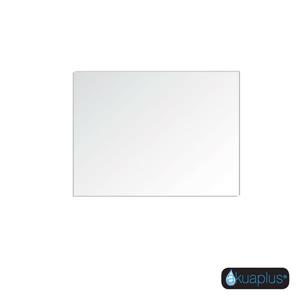 Miroir sans cadre Mia de Akuaplus, 31,5 po x 23,63 po, blanc