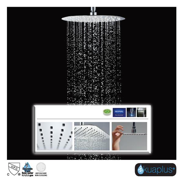 Ensemble de douche Elite de akuaplus®, noir mat