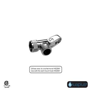 Chape d'articulation pour douche de Akuaplus, pqt de 6, lation/chrome