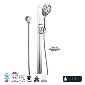 akuaplus® Magnetic Adjustable Shower Post System - Chrome