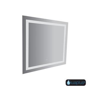Miroir pour vanité avec lumière à DEL et capteur Lea de Akuaplus, 36 po x 36 po