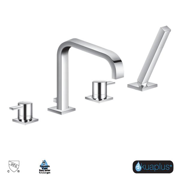 Akuaplus Akuaplus Elite Roman Tub Faucet And Handshower 4