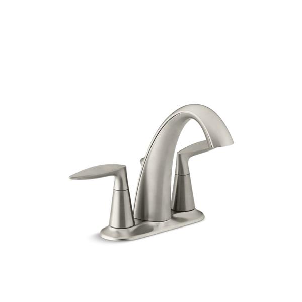 KOHLER Alteo Bathroom Sink Faucet 2Handle Brushed Nickel 451004BN RONA