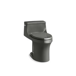 KOHLER San Souci Compact Elongated Toilet - 1-Piece - Comfort Height - Grey
