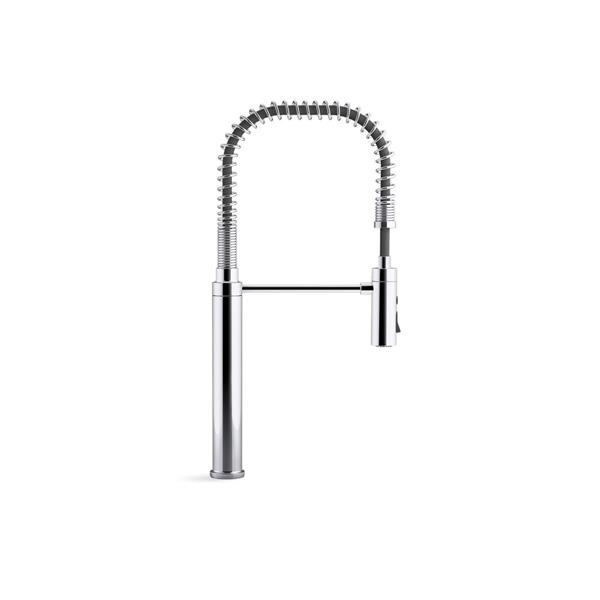 KOHLER Purist High-Arc Kitchen Sink Faucet - 1-Handle - Matte Black