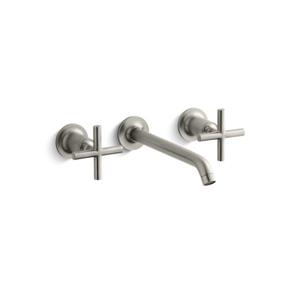 Robinet de lavabo à 2 poignées Purist de KOHLER, nickel brossé