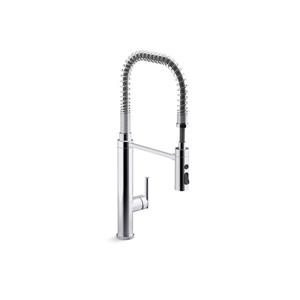 Robinet de cusine Purist de KOHLER, 1 poignée, 23,81 po, chrome poli