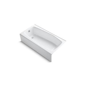 KOHLER Villager Alcove Bath - Integral Apron and Left-Hand Drain - 60-in x 30-in - White