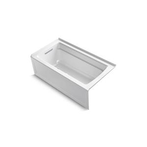 KOHLER Archer Alcove Bath - Left-Hand Drain - 60-in x 32-in - White