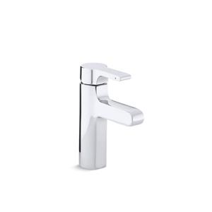 Robinet de lavabo Singulier de KOHLER à 1 poignée, chrome poli