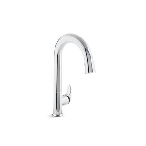 Robinet de cusine Sensate de KOHLER, 1 poignée, 15,5 po, chrome poli