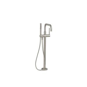Robinet de baignoire avec douchette Purist de KOHLER, nickel brossé