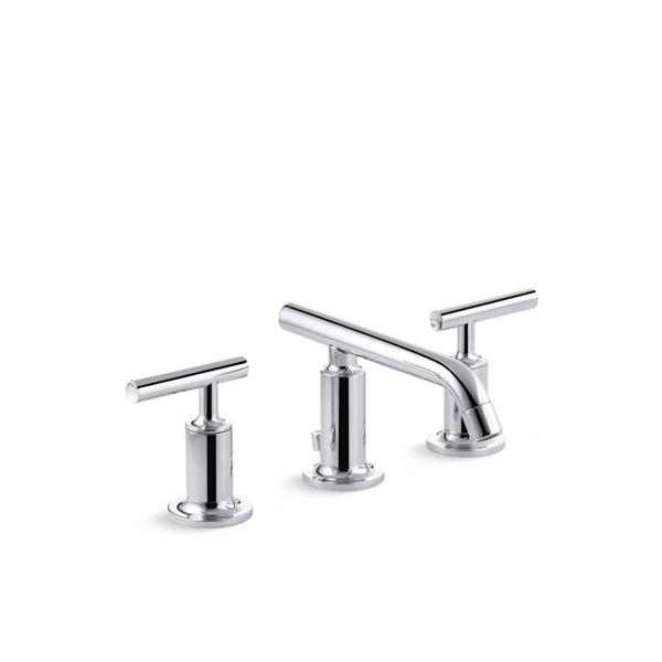 KOHLER Purist Bathroom Faucet - 2-Handle - WaterSense Labeled - Polished Chrome