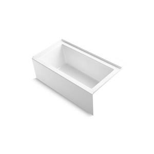 KOHLER Underscore Alcove Bath - Right-Hand Drain - 60-in x 32-in - White