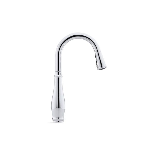 Kohler Cruette High Arc Kitchen Sink Faucet 1 Handle Stainless