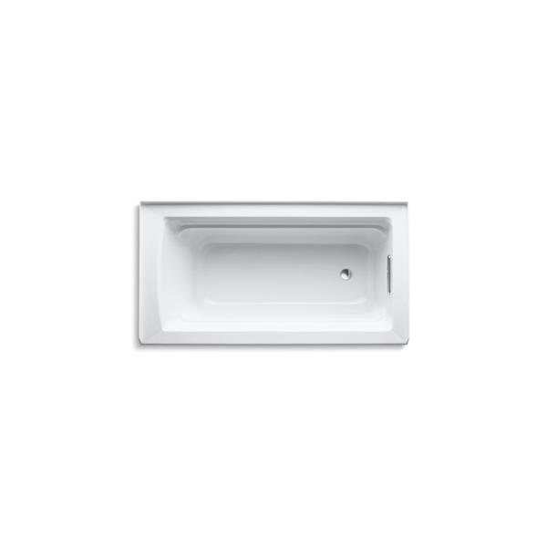 KOHLER Archer Alcove Bath - Right-Hand Drain - 60-in x 32-in - White