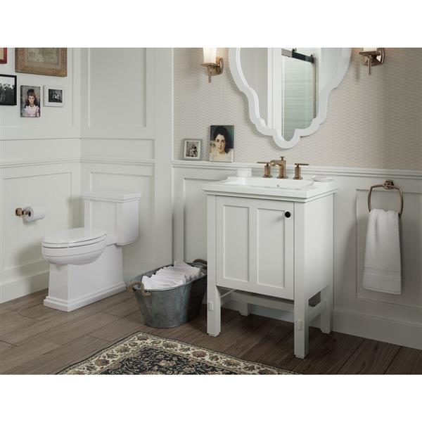 KOHLER Tresham 1-Piece Comfort Height White Toilet