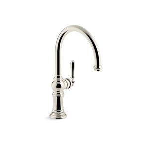 KOHLER Artifacts Kitchen Sink Faucet - 1-Handle - Polished Nickel