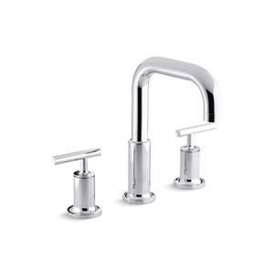 Robinet de baignoire Purist de KOHLER, chrome poli