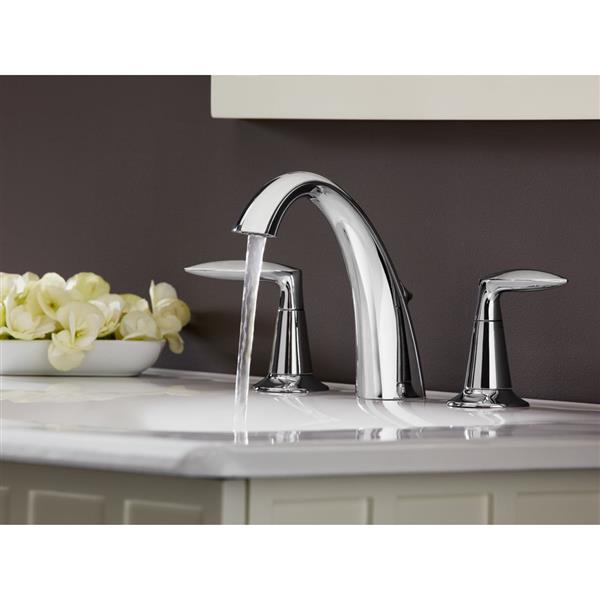 KOHLER Alteo Bathroom Sink Faucet - 2-Handle - WaterSense Labeled - Polished Chrome