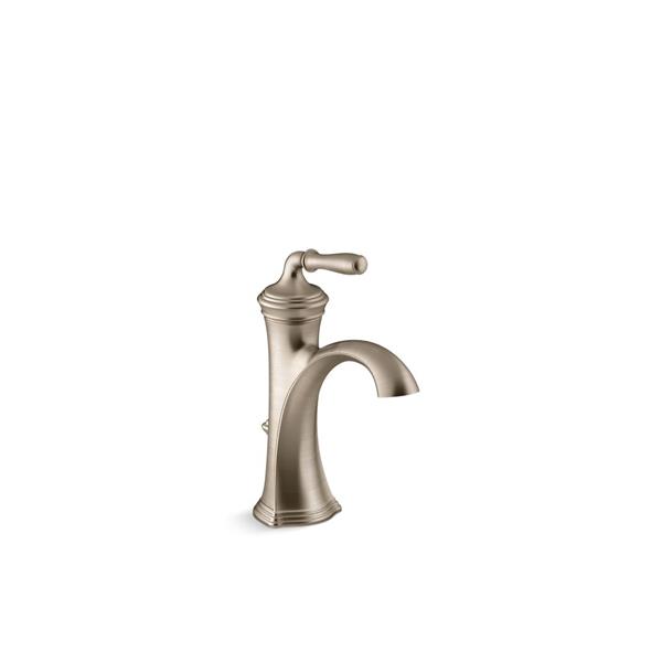 Kohler Devonshire Bathroom Sink Faucet 1 Handle Brushed Bronze