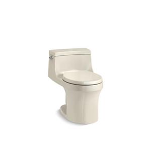 Toilette monobloc San Souci de KOHLER, 1,28 gal/chasse, amande