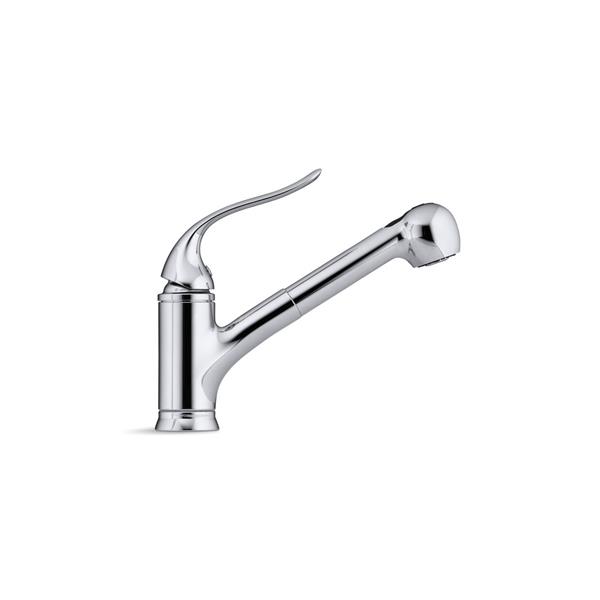 Kohler Coralais Pull Out Kitchen Sink Faucet 1 Handle Brushed Nickel 15160 Bn Rona