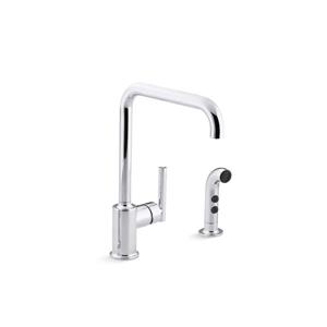 KOHLER Purist High-Arc Kitchen Sink Faucet - 1-Handle - Chrome