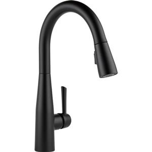 Delta Essa Kitchen Faucet - 15.25-in. - 1-Handle - Matte Black