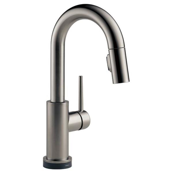 Delta Trinsic Touch2o R Bar And Prep Faucet 13 In Black Stainless 9959t Ks Dst Rona