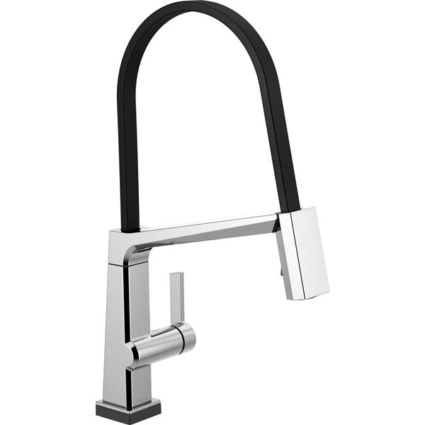 Delta Pivotal Kitchen Faucet - 19.06-in. - 1-Handle - Chrome 9693T-DST | RONA