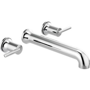 Delta Trinsic Wall Mount Bathtub Faucet - 12.9-in. - Chrome