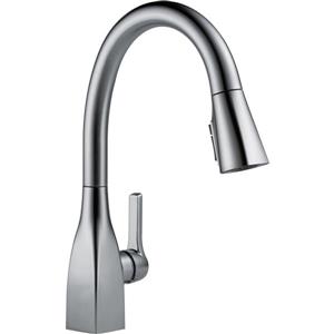 Robinet de cuisine Delta Mateo, 15,5 po, 1 poignée, inox arctique