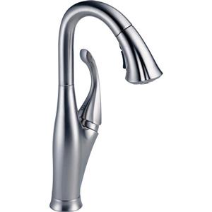 Robinet de bar et préparation Delta Addison, 14,5 po, 1 poignée, inox arctique