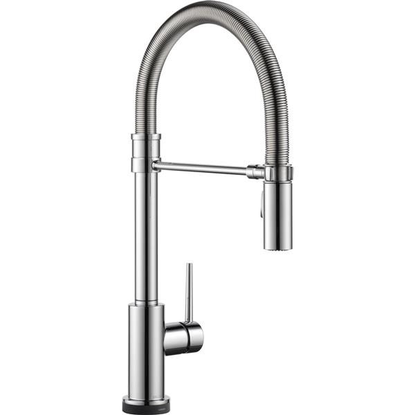 Delta Trinsic Kitchen Faucet 19 5 In 1 Handle Chrome 9659t Dst Rona