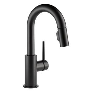 Delta Trinsic Bar and Prep Faucet - 13-in. - 1-Handle - Matte Black