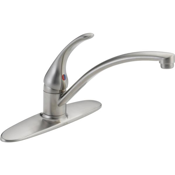 Delta Foundations Kitchen Faucet 6 63 In 1 Handle Stainless