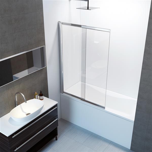 A&E Bath & Shower Amara Bath Screen 40-in