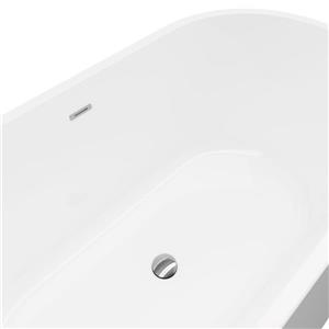 Bain autoportant Rialto de A&E Bath & Shower, 59 po, blanc