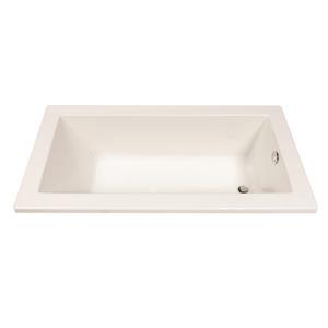 Bain en podium Allen de A&E Bath & Shower, 60 po, blanc