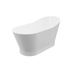 Bain autoportant San Diego de A&E Bath & Shower, 59 po, blanc