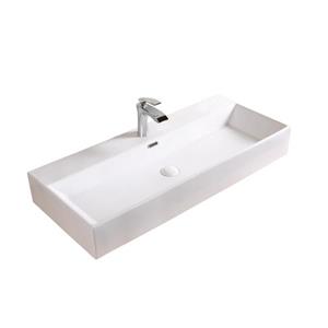 Vasque Dasha de A&E Bath & Shower, céramique, blanc