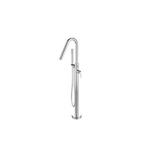 A&E Bath & Shower Florence Freestanding Faucet - Angle Spout - Chrome