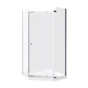 A&E Bath & Shower Nevada-NW Neo Angle Shower Enclosure Kit Without Walls