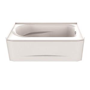 Bain à jupe Odessa de A&E Bath & Shower, 60 po, blanc