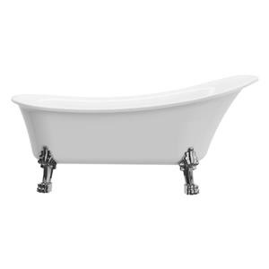 A&E Bath & Shower Dorya - SKR Calwfoot tub - No Faucet No Overflow - 69-in