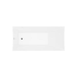 Bain autoportant Malibu de A&E Bath & Shower, 67 po, blanc
