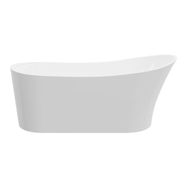 A&E Bath & Shower Paris  Freestanding Bathtub - 67-in - White